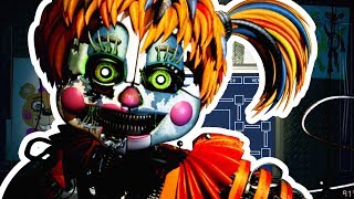 FNAF6 PIZZERIA SIMULATOR NEW BABY ANIMATRONIC JUMPSCARE Musical Animated Song Robot Fandroid [upl. by Sheepshanks]