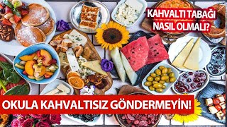 KAHVALTI YAPMADAN OKULA GİDEN ÇOCUKLARA OBEZİTE RİSKİ  PEKİ KAHVALTI TABAĞI NASIL OLMALI [upl. by Harrell]