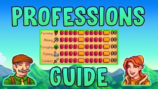 What are the best Professions amp Skills A Stardew Valley Professions Guide [upl. by Jolenta]