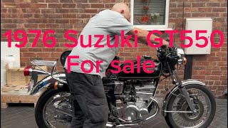 Suzuki GT550 for sale [upl. by Henka609]