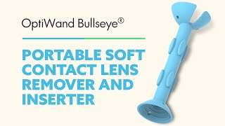 OptiWand Bullseye Soft Contact Lens Insertion and Removal Tool Lense Inserter Remover saves time [upl. by Larena876]