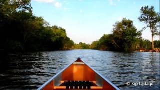 Paddling Wenonah Adirondack Canoe on Wapsipinicon River  © Kip Ladage [upl. by Quickel354]