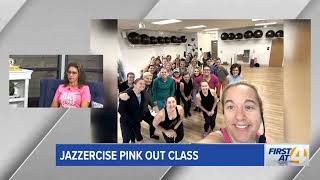 Jazzercise Pink Out Class [upl. by Lraep]