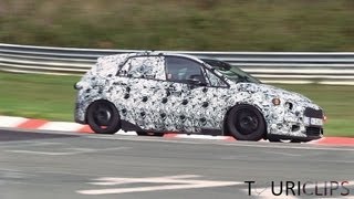 2014 BMW 1Serie GT testing on the Nürburgring Nordschleife [upl. by Stieglitz]