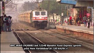 High Speed Extravaganza Gatimaan Express CSMT Rajdhani Yuva Express amp Rampant Superfast Trains [upl. by Marcia]