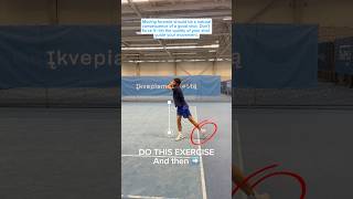 How to Play Tennis and move better Specific Footwork Tip tennis tennisbackhand backhand [upl. by Melise]