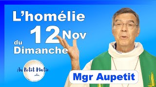 Évangile et homélie du Dimanche 12 Novembre  Avec Mgr Aupetit [upl. by Perretta276]