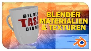 Alles Bunter mit Materialien amp Texturen  Blender 3D Anfänger Tutorial [upl. by Jordan]