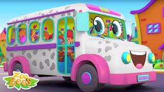 Roues Dans le Bus  Plus Vidéos de Véhicules et Préscolaire Chanson pour Enfants [upl. by Elwina]