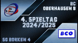 Tisch 3 Spieltag ⚔️ Kreisliga SG Borken 4 🆚 BC Oberhausen 8 [upl. by Eelram861]