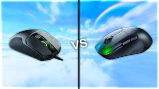 Roccat Kone Pro VS Roccat Kain Mouse Comparison [upl. by Idok486]