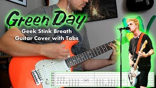 Green Day  Geek stink breath  Guitar cover with tabs [upl. by Gusta]