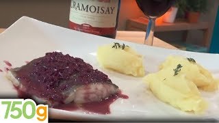 Recette de Cabillaud confit sauce beurre rouge purée à lhuile dolive  750g [upl. by Yennej]