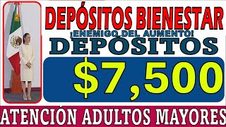 💵7500 vs INFLACIÓN ♨️CLAUDIA REVELA IMPACTANTE MENSAJE MIS ADULTOS MAYORES TODOS COBRAN AUMENTO [upl. by Anoid775]