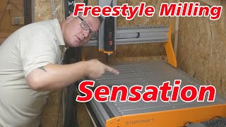 🤗 M700 von Stepcraft  Diese CNC Fräse ist eine Sensation 🤗 mit Freestyle Milling [upl. by Cimah936]