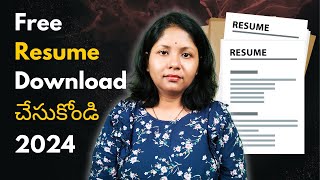 How to create ATS friendly resume for FREE Telugu  Pashams [upl. by Harden169]