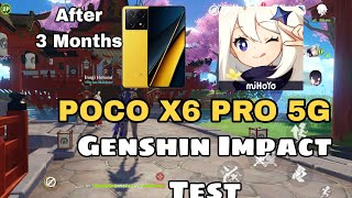 POCO X6 PRO 5G GENSHIN IMPACT TEST  Testing Genshins New Visual Optimazition on POCO X6 Pro [upl. by Akener]