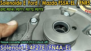 Mazda 3 Solenoide E falla en 4° y 5° Embrague convertidor de par atascado FNR5 FS5AEl 4F27E Ford [upl. by Theo]