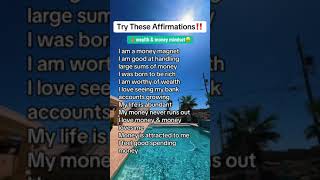 ONLY USE THESE POWERFUL AFFIRMATIONS IF YOURE READY TO BE RICH affirmations manifestmoney [upl. by Lemire]