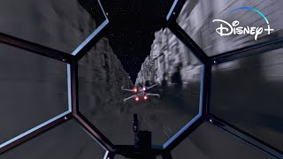 8 Memorable Star Wars Xwing amp TIE Fighter Moments  Disney [upl. by Airelav]