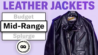 GQ Recommends Leather Jackets For Every Budget  GQ [upl. by Aizirtap]