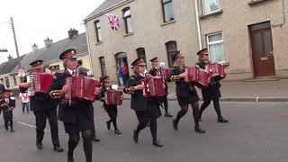 Lisnagrot Accordion Band  12th July Evening Parade 2018 [upl. by Marinelli]