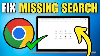 How To Fix Search Bar Missing in Google Chrome [upl. by Bartlett520]