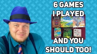 6 Games I Played and You Should Too  with Tom Vasel [upl. by Chae]