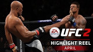 EA SPORTS UFC 2  Highlight Reel April 2016 [upl. by Natty372]