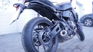 Yamaha XSR700  This is how it sounds [upl. by Eberhard]