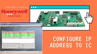 HOW TO CONFIGURE IP ADDRESS TO PRO3200IC INTELLIGENT CONTROLLER  ACCESS CONTROL SYS  HONEYWELL [upl. by Garwood]