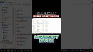 COMO SOLUCIONAR ERROR DE ACTIVACIÓN DE MICROSOFT OFFICE microsoftoffice errordeactivacion office [upl. by Slifka]