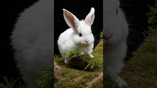 Time Lapse Newborn to Grown Rabbit With AI shorts [upl. by Leonsis739]