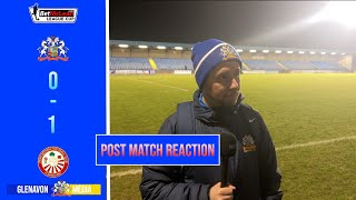 REACTION  Stephen McDonnell Post Match Interview  Glenavon 01 Portadown  1612024 [upl. by Eedyak]