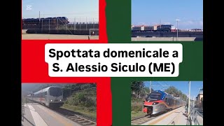 🚆 SPOTTATA DOMENICALE a S ALESSIO SICULO ME [upl. by Yukio]