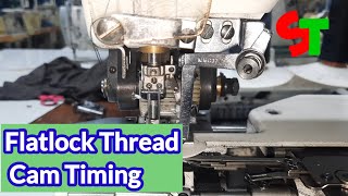 Flatlock Machine Thread Cam Setting Skip StitchFor Bigginers [upl. by Ramso]