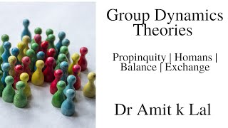 Group Dynamics Theories  Propinquity  Homans  Balance  Exchange theory [upl. by Engud]