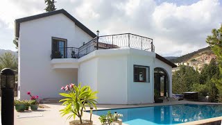 North Cyprus PropertiesNordzypernСеверный Кипр3 bed villa  private pool  sea and mountain views [upl. by Milburt363]