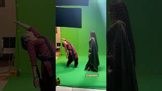 Green screen shoot chroma key shoot Behind the scenes serial chromakey shortsfeed [upl. by Aicnorev]