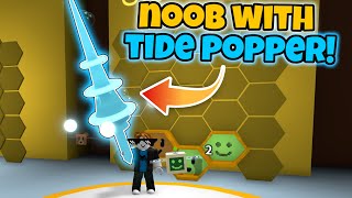 Noob With Tide Popper Gets 50 Bees in 2 Hours Bee Swarm Simulator [upl. by Mcclure]