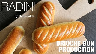 Brioche Bun Production on the Radini Bread Line [upl. by Siriso]