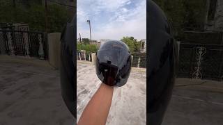 SmokeBlack Visor for RE Helmet smoke visor helmet steelbird royalenfield shorts shortvideo [upl. by Letsyrk]