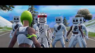 Marshmello  VIBR8 Official Fortnite Music Video Maximum Bounce Emote Marshmello [upl. by Dov]