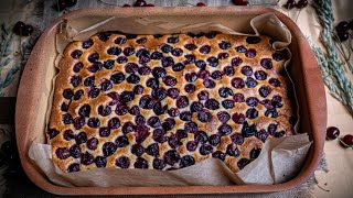 Quick and Easy Cherry Cake Recipe  Just 10 Minutes of Prep [upl. by Rika]