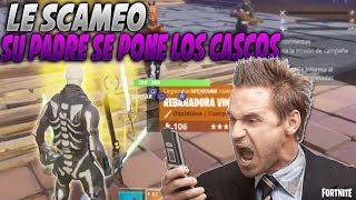 🔥SCAMEO a NIÑORATA y SE PONE el MICRO SU PADRE para INSULTARME🔥 FORTNITE [upl. by Airec]