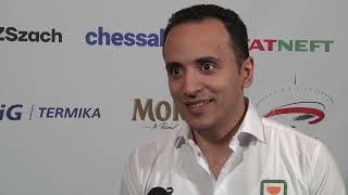 Interview with Bassem Amin  FIDE World Blitz Championship [upl. by Ahsillek317]