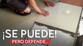 Cómo Instalar Piso TravertinoInstalling Travertine TileHow to install Travertine Tile [upl. by Dupuy905]