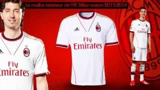 Le maillot extérieur de lAC Milan saison 20132014 dévoilé [upl. by Auqeenahs]