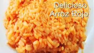 COMO HACER ARROZ ROJO MEDIDAS EXACTAS  CocinablogOficial [upl. by Ranite]