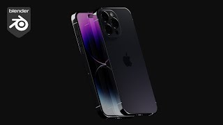 Epic Iphone 15 pro Renders in Blender free model download [upl. by Ordnagela]